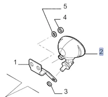 87630894 - лампа рабочая